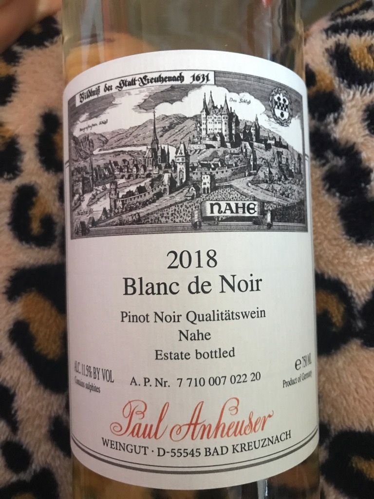 2018 Paul Anheuser Pinot Noir Blanc de Noir CellarTracker