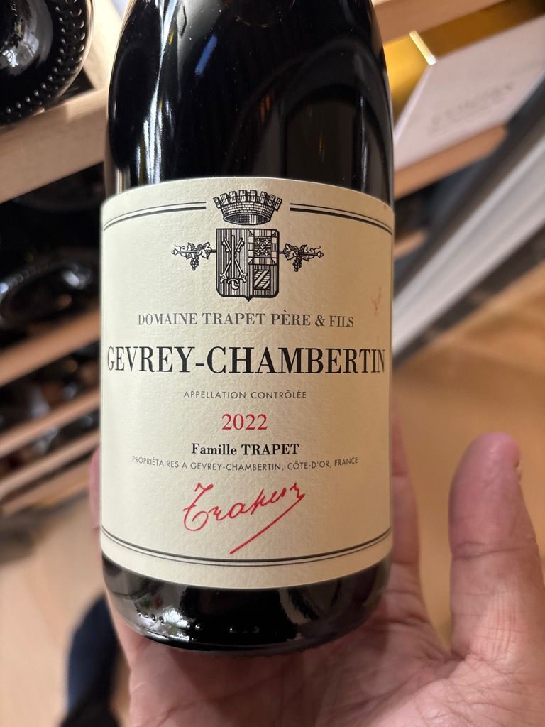 2022 Domaine Trapet Gevrey-Chambertin Ostrea - CellarTracker