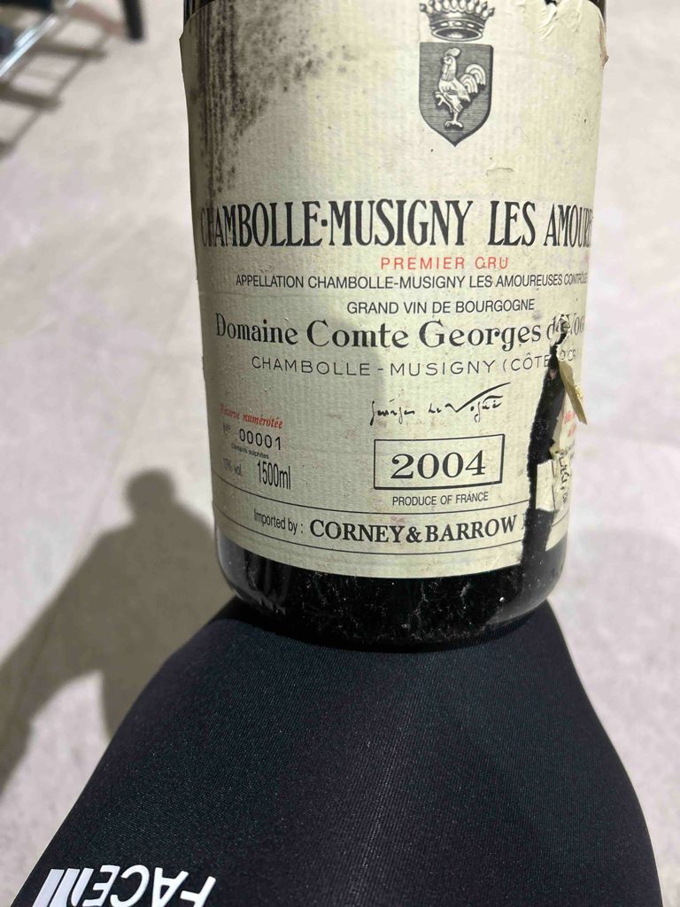 ワイン Bourgogne Blanc 2003 Domaine Comte 2003 Domaine Comte Georges de Vogüé Chambolle-Musigny 1er Cru Les