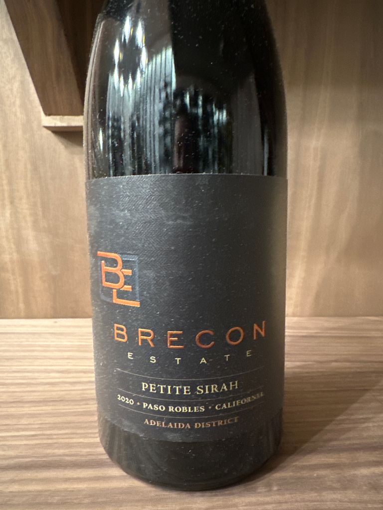 2020 Brecon Estate Petite Sirah Paso Robles Adelaida District, USA