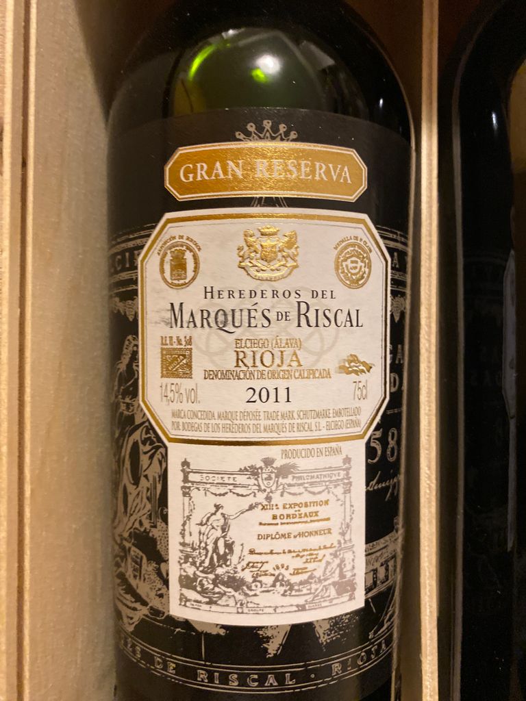 Marques de riscal rioja reserva clearance 2011