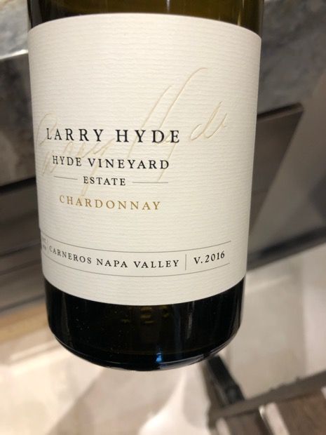 2020 Larry Hyde and Sons Chardonnay Hyde Vineyard, USA, California ...