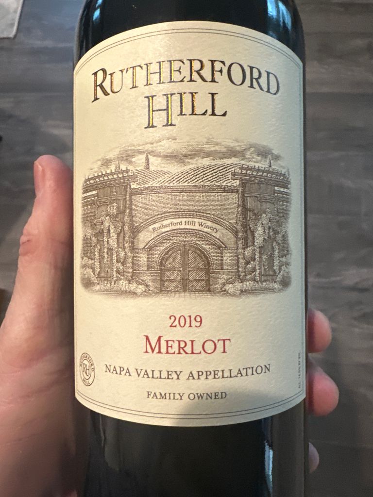 2019 Rutherford Hill Merlot Napa Valley - CellarTracker