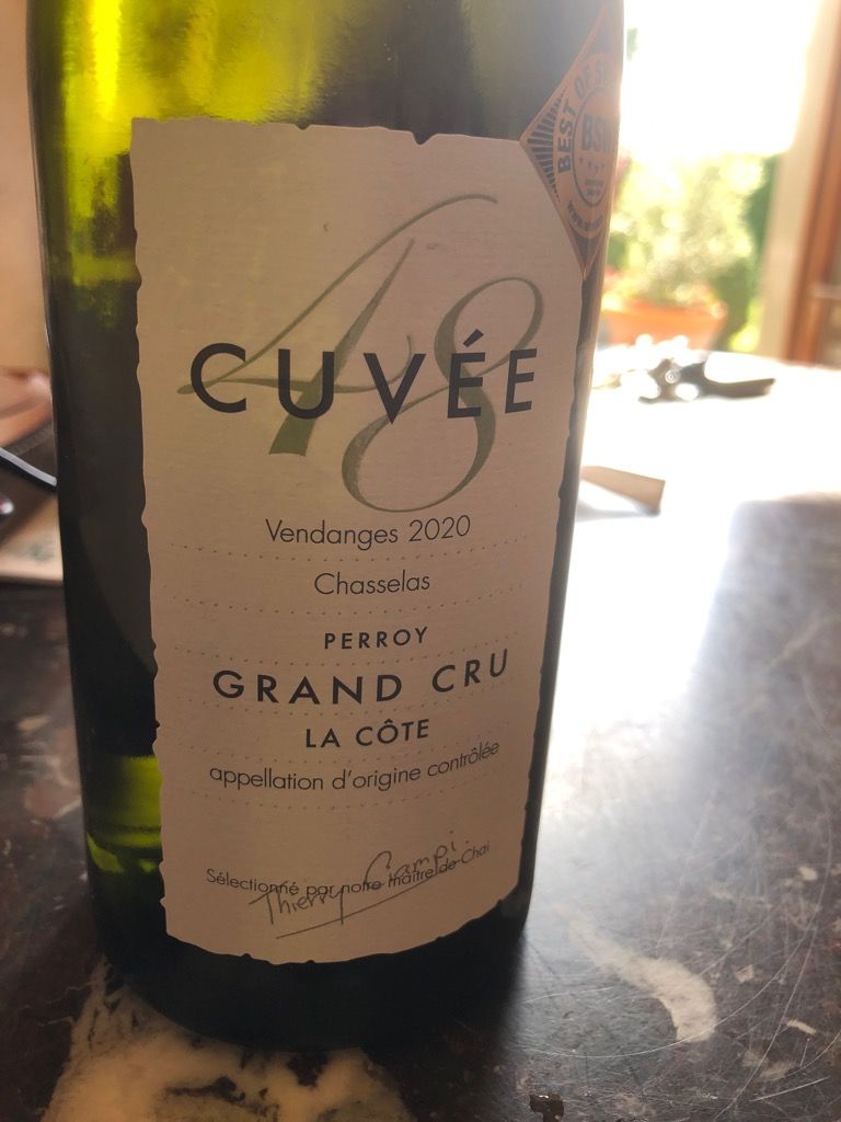 2021 Cuvee 48 Chasselas Grand Cru - CellarTracker