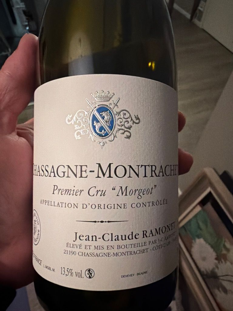 2020 Jean-Claude Ramonet Chassagne-Montrachet 1er Cru Morgeot