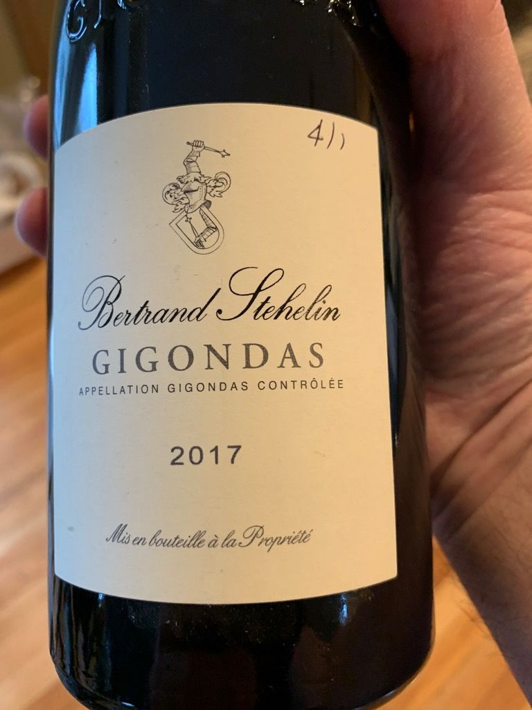 2018 Domaine Bertrand Stehelin Gigondas, France, Rhône, Southern Rhône