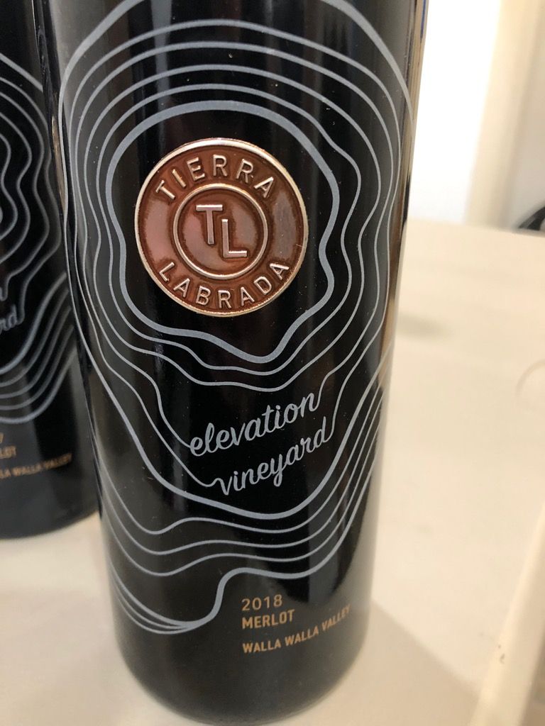 2018 Tertulia Cellars Merlot Tierra Labrada Elevation Estate Vineyard, USA, Washington, Columbia