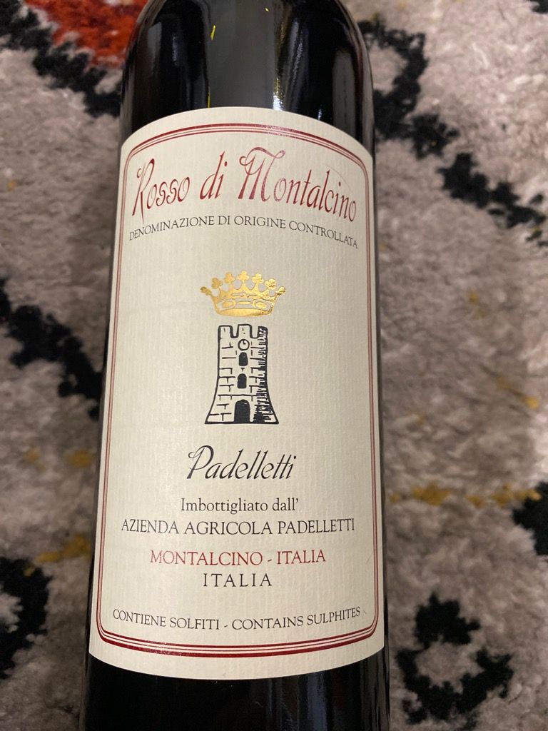 2018 Padelletti Rosso di Montalcino Riserva, Italy, Tuscany, Montalcino ...