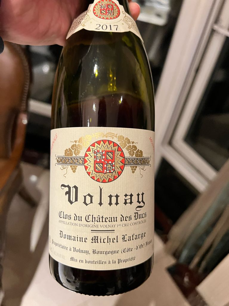 2017 Domaine Michel Lafarge Volnay 1er Cru Clos du Château des
