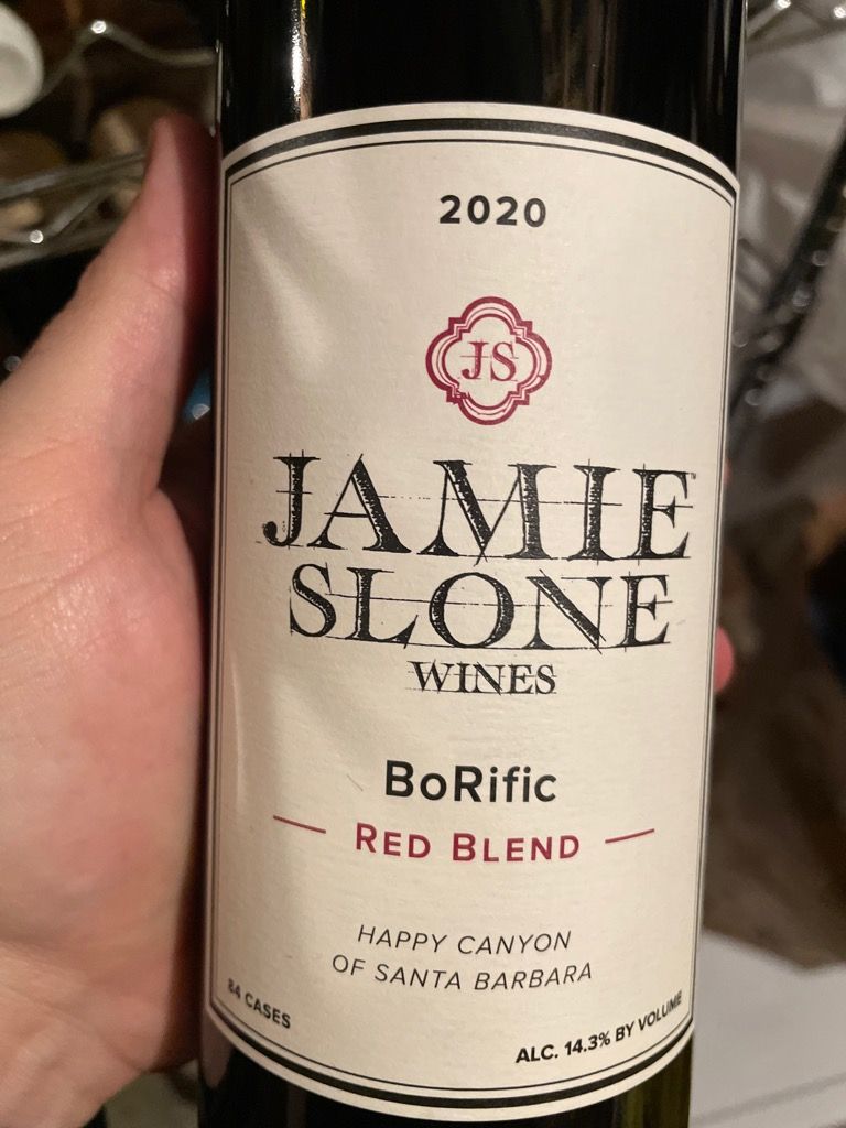 2020 Jamie Slone Wines Borific, USA, California, Central Coast, Happy ...