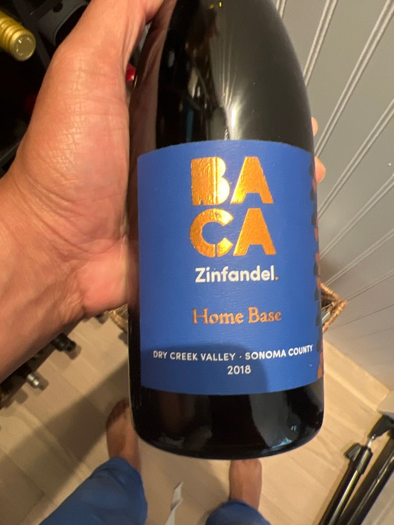 2018 Baca Zinfandel Home Base USA California Sonoma County Dry