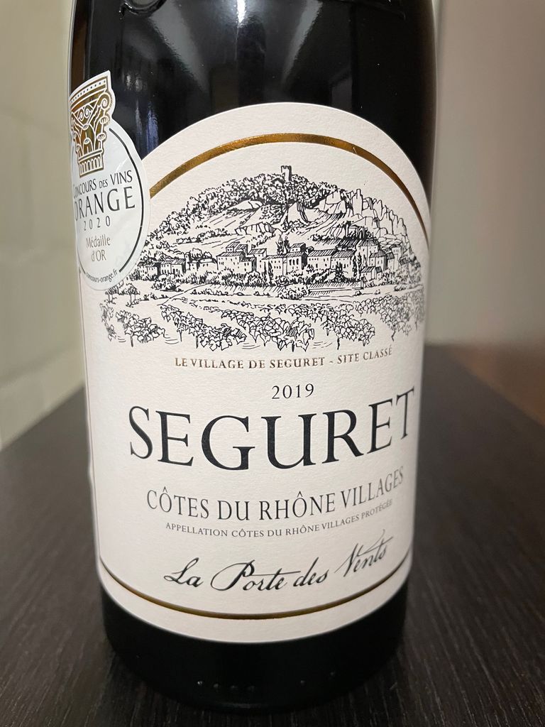 2019 Les Vignerons de RoaixSéguret Côtes du Rhône Villages Seguret