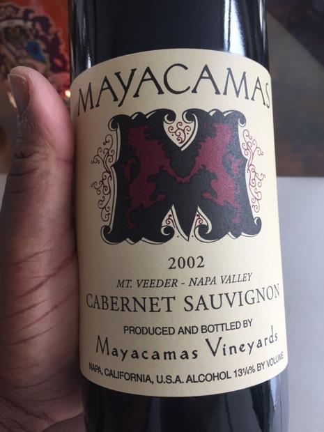 2002 Mayacamas Vineyards Cabernet Sauvignon, USA, California, Napa ...