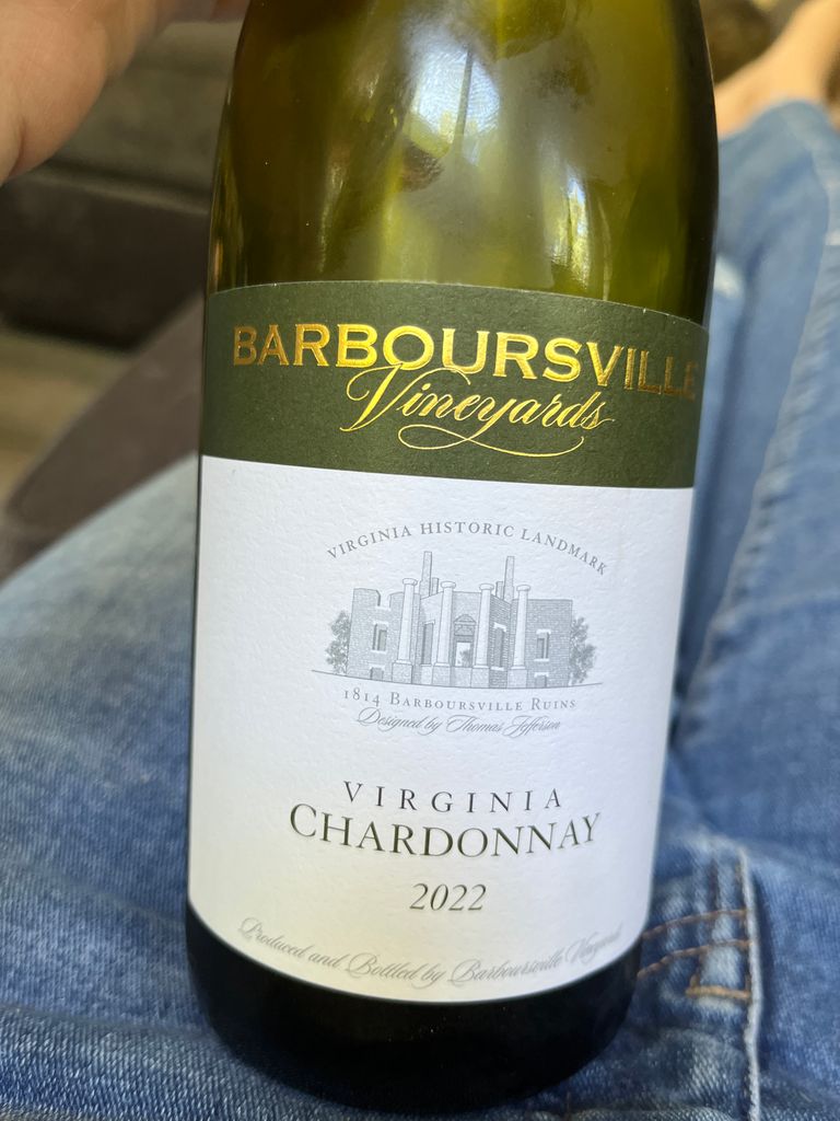 2022 Barboursville Vineyards Chardonnay, USA, Virginia - CellarTracker