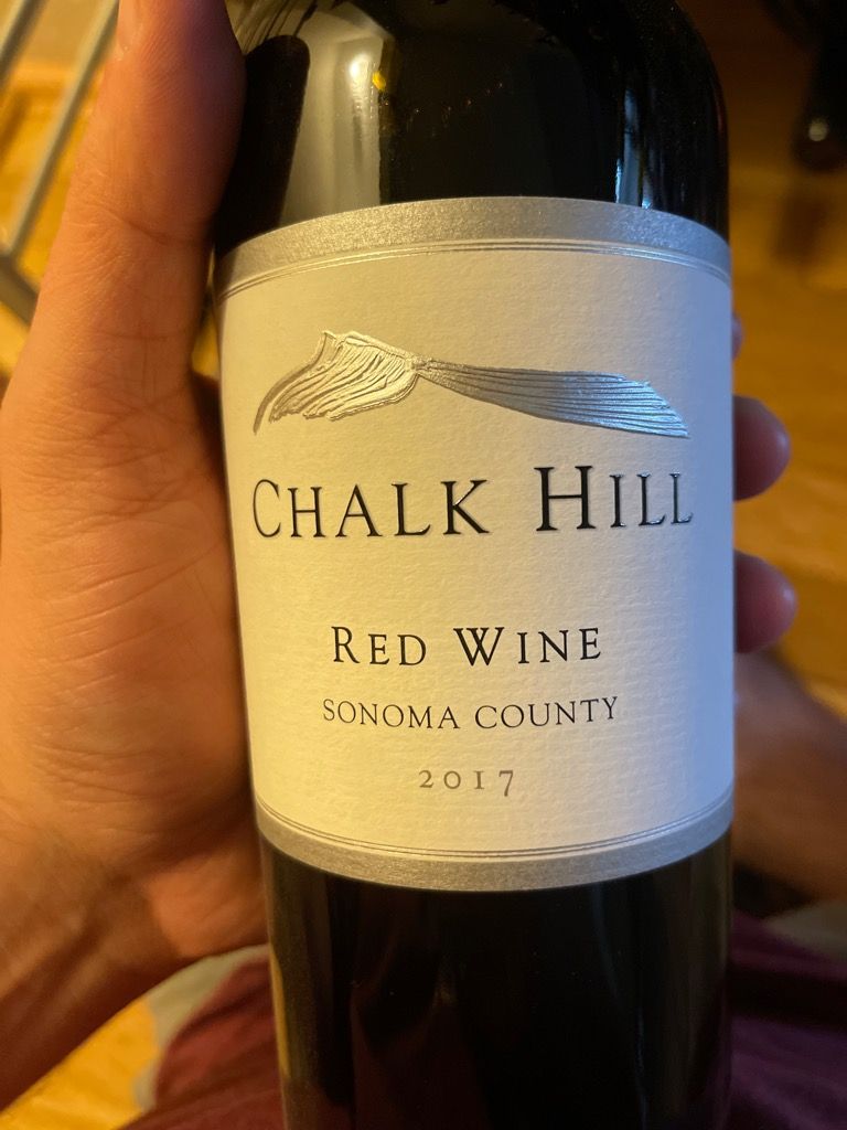 2019 Chalk Hill Red Wine, USA, California, Sonoma County, Chalk Hill CellarTracker