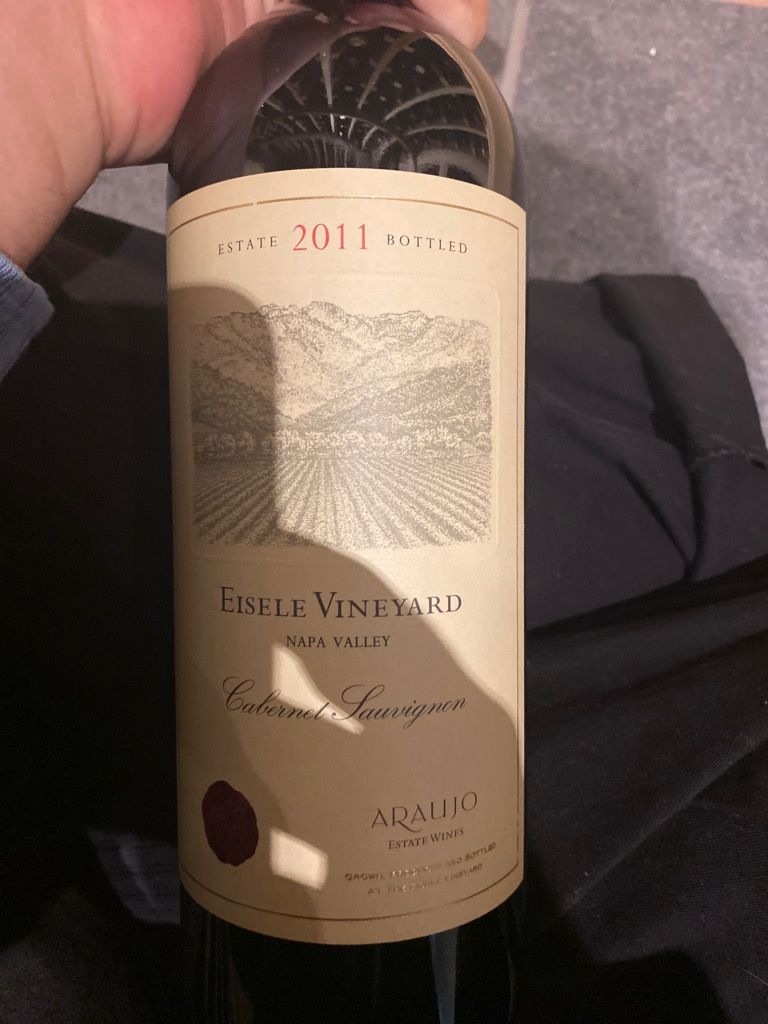 2011 Araujo Estate Cabernet Sauvignon Eisele Vineyard - CellarTracker