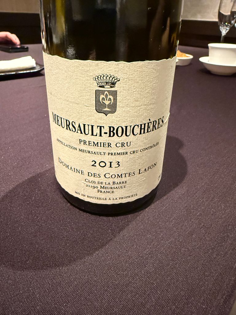 2012 Domaine des Comtes Lafon Meursault 1er Cru Bouchères