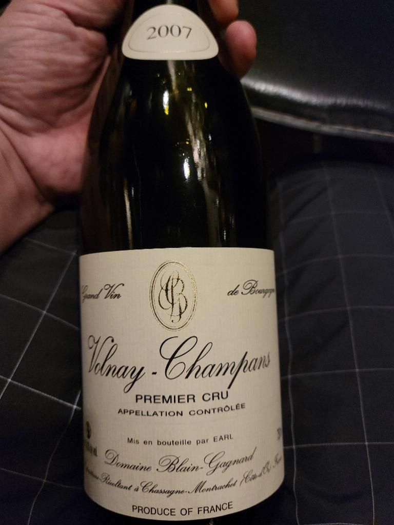 2020 Blain-Gagnard Volnay 1er Cru Champans - CellarTracker