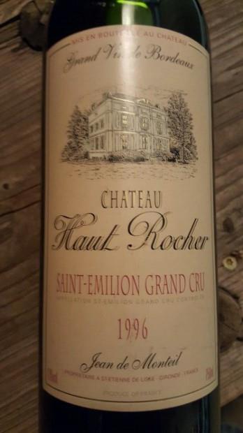 1996 Château Haut Rocher - CellarTracker