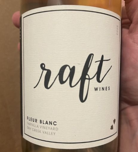 2022 Raft Wines Fleur Blanc Farfalla Vineyard, USA, California, Sonoma ...