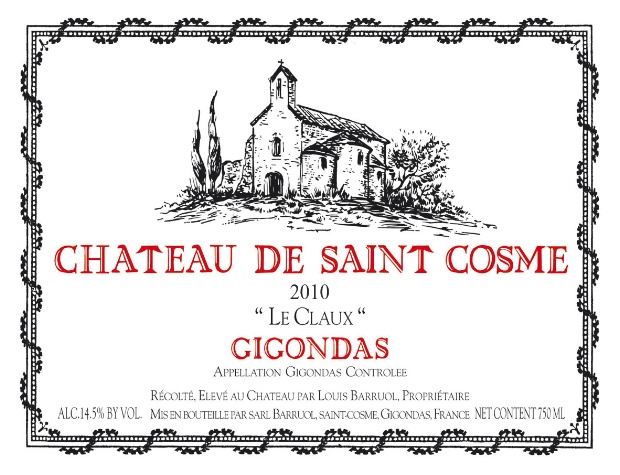 シャトー・ド・サンコム ジゴンダス ル・ポスト 2010 2010 Château de Saint Cosme Gigondas Le Claux - CellarTracker