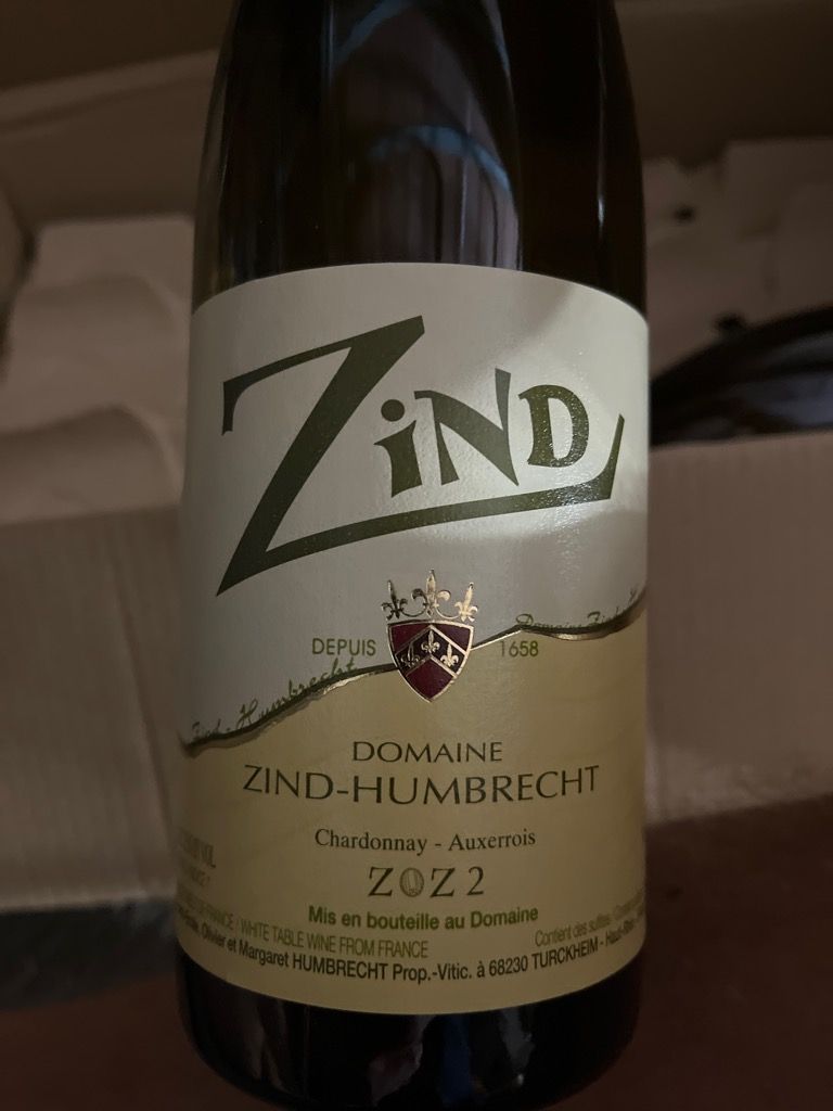 2022 Zind-Humbrecht Zind, France, Alsace - CellarTracker