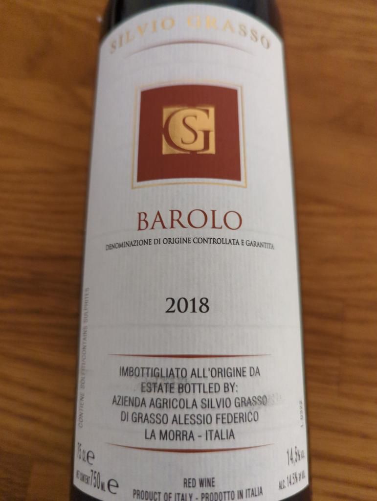 2018 Silvio Grasso Barolo - CellarTracker