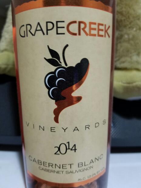 2015 Grape Creek Vineyards Cabernet Sauvignon Cabernet Blanc, USA ...