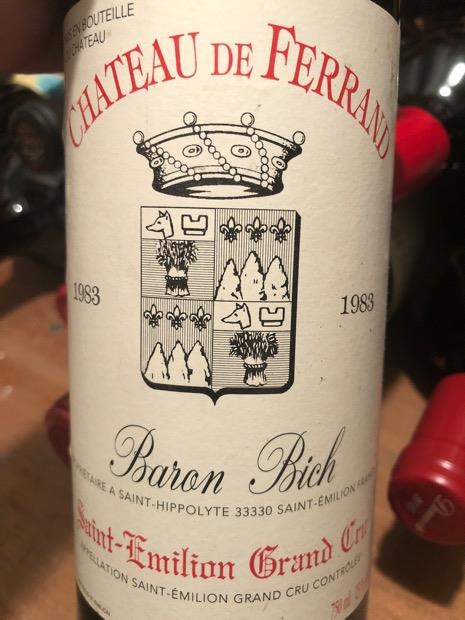 1982 Château de Ferrand - CellarTracker