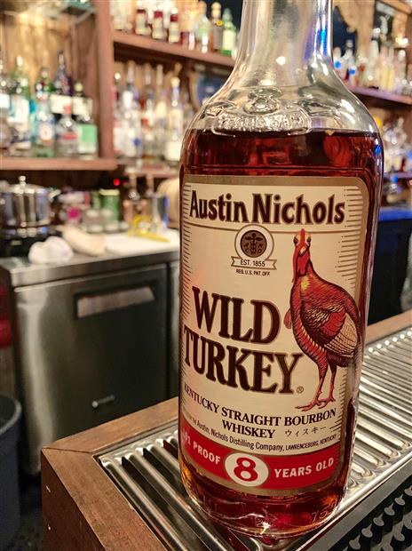 WILD TURKEY 1980 LIMITED EDITION CERAMIC BTL 750ML WINTER FOREST, 101  PROOF; CAN'T SHIP!!!!!!!!!!! PICK UP ONLY