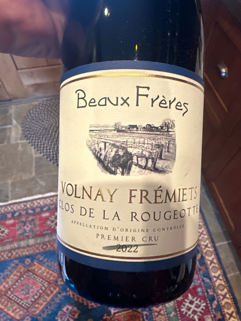ブランガニャール　ヴォルネイ レ　ピュテール　2020 2020 Beaux Frères Volnay 1er Cru Frémiets Clos de la Rougeotte