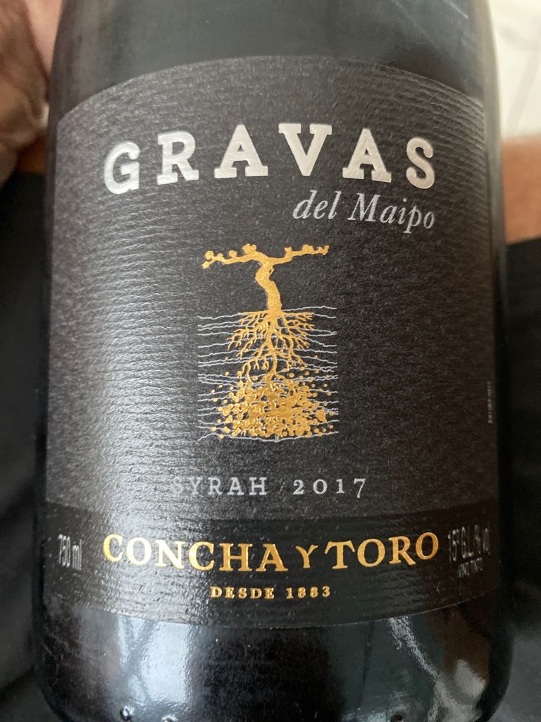 ワイン CONCHA Y TORO GRAVAS del Maipo Concha y Toro Gravas del Maipo Syrah | Vivino English