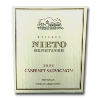 Nieto senetiner Cabernet Sauvignon reserva glass 750ml (7793440001036)