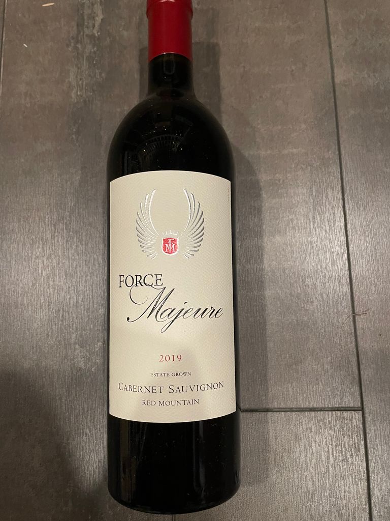 2019 Force Majeure Cabernet Sauvignon - CellarTracker