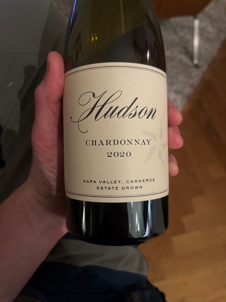 2021 Hudson Ranch Chardonnay Hudson Vineyard, USA, California, Napa ...