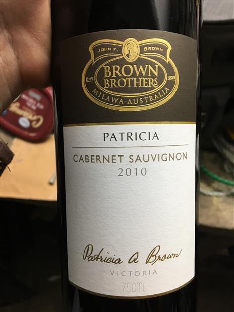 Buy Brown Brothers Patricia Cabernet Sauvignon