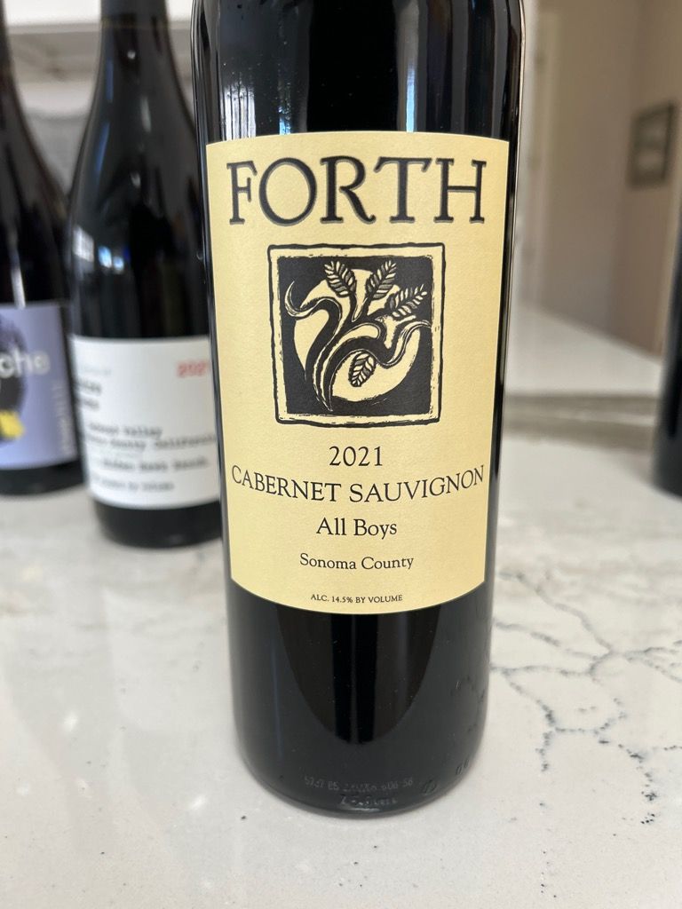 2020 Forth All Boys Cabernet Sauvignon Dry Creek Valley