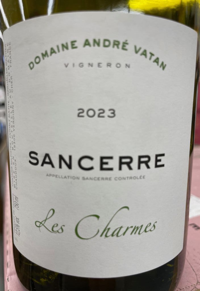 Domaine André Vatan Sancerre 2023　×2本 2023 Domaine Andre Vatan Sancerre Les Charmes - CellarTracker