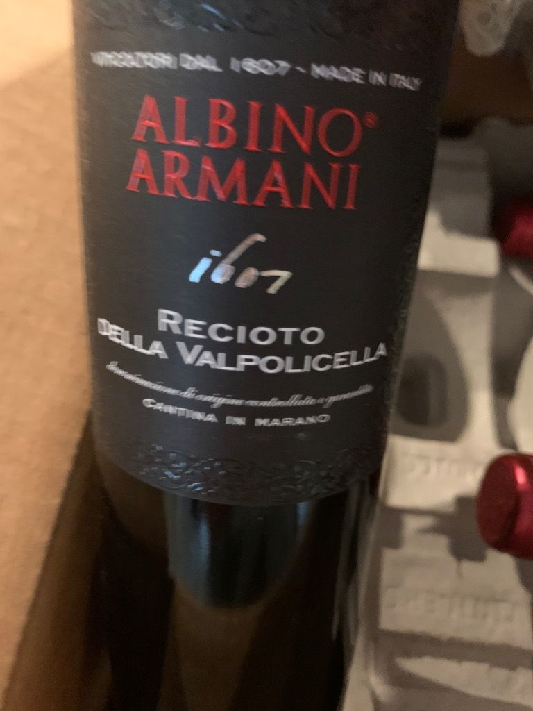 2020 Albino Armani Recioto della Valpolicella 1607 CellarTracker