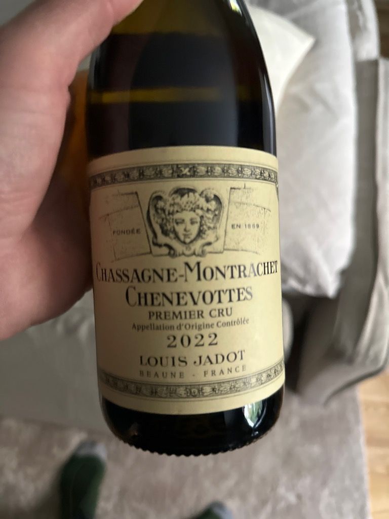 2022 Louis Jadot Chassagne-Montrachet 1er Cru Les Chenevottes