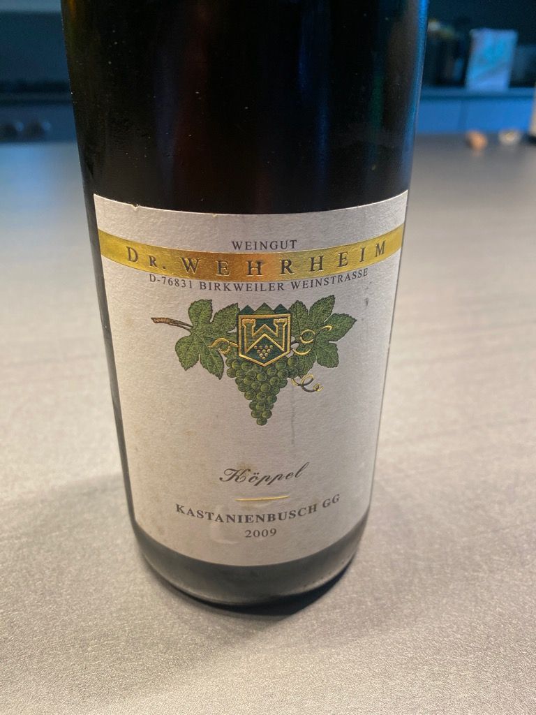 2011 Dr. Wehrheim Birkweiler Kastanienbusch Köppel Riesling Großes ...