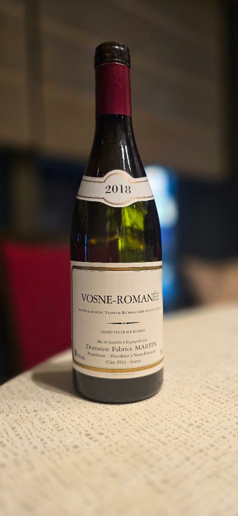 2016 Domaine Fabrice Martin Vosne-Romanée - CellarTracker