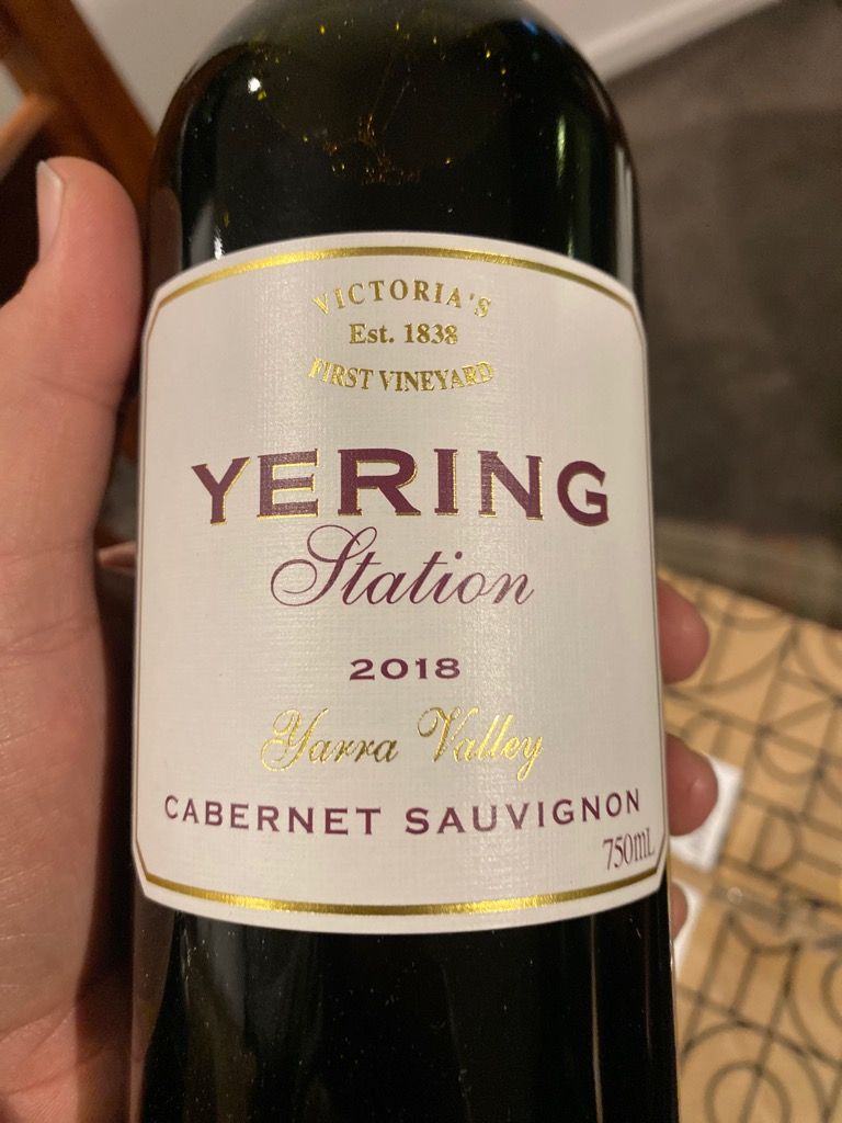 2018 Yering Station Cabernet Sauvignon, Australia, Victoria, Port ...