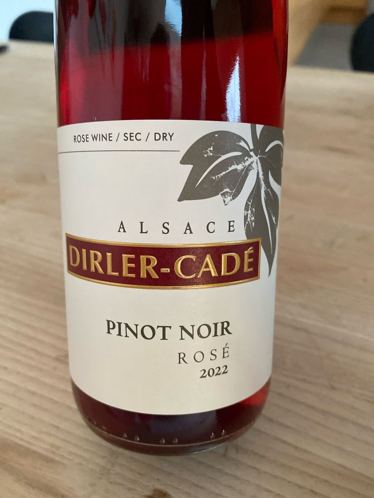 2022 Dirler-Cade Pinot Noir Rosé - CellarTracker