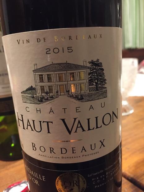2015 Château Haut-Vallon, France, Bordeaux - CellarTracker