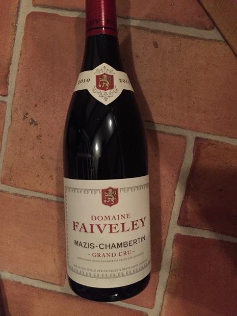 2010 Faiveley Mazis-Chambertin - CellarTracker