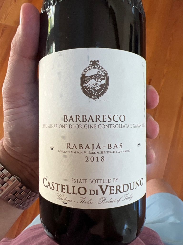 2018 Castello di Verduno Barbaresco Rabajà, Italy, Piedmont, Langhe ...