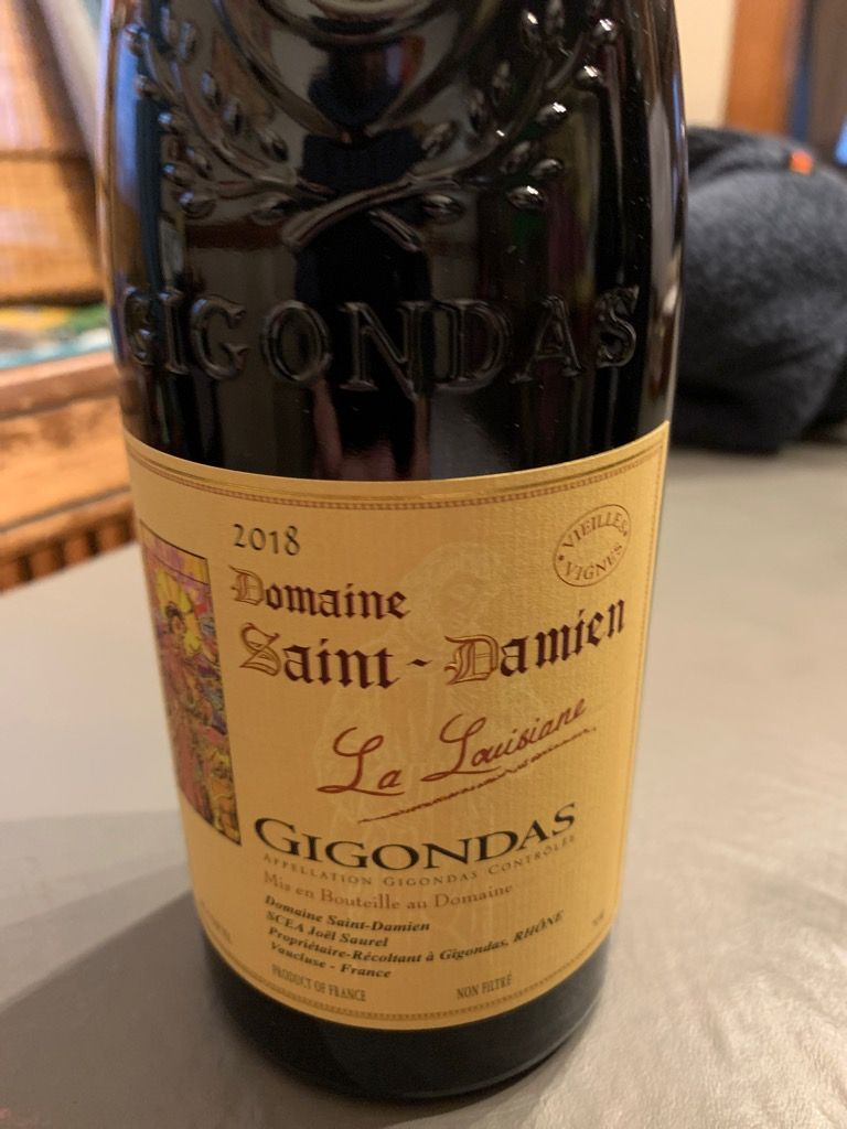 2012 Domaine SaintDamien Gigondas Vieilles Vignes La Louisiane