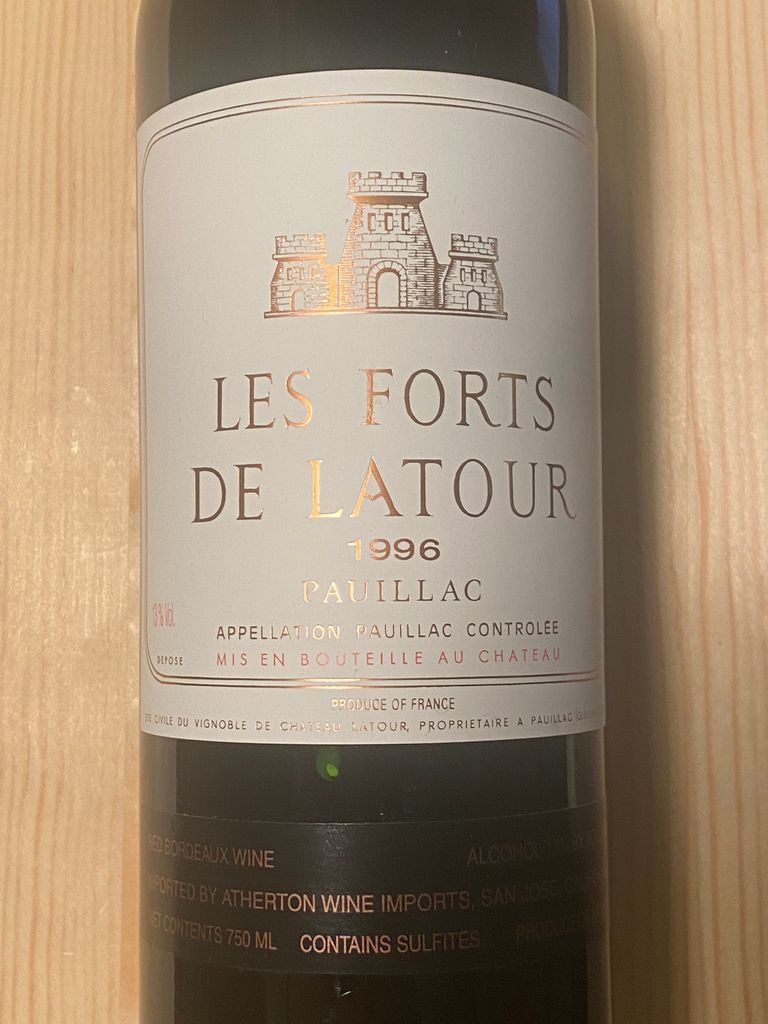 1996 Les Forts de Latour - CellarTracker
