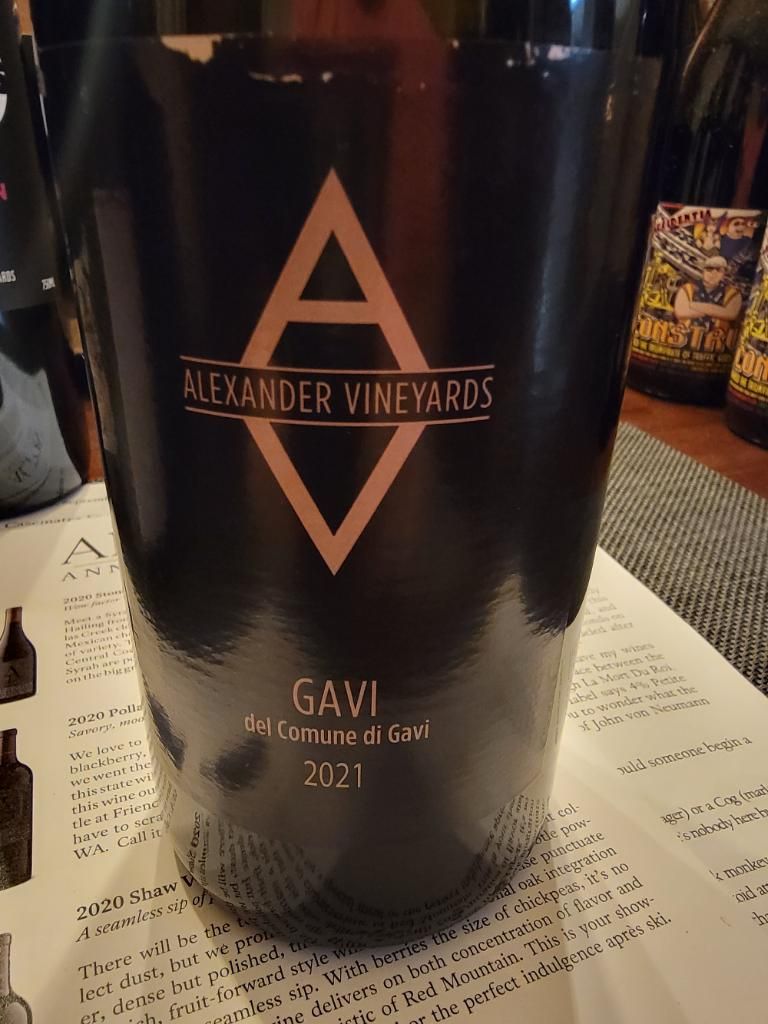 2020 Alexander Gavi - CellarTracker